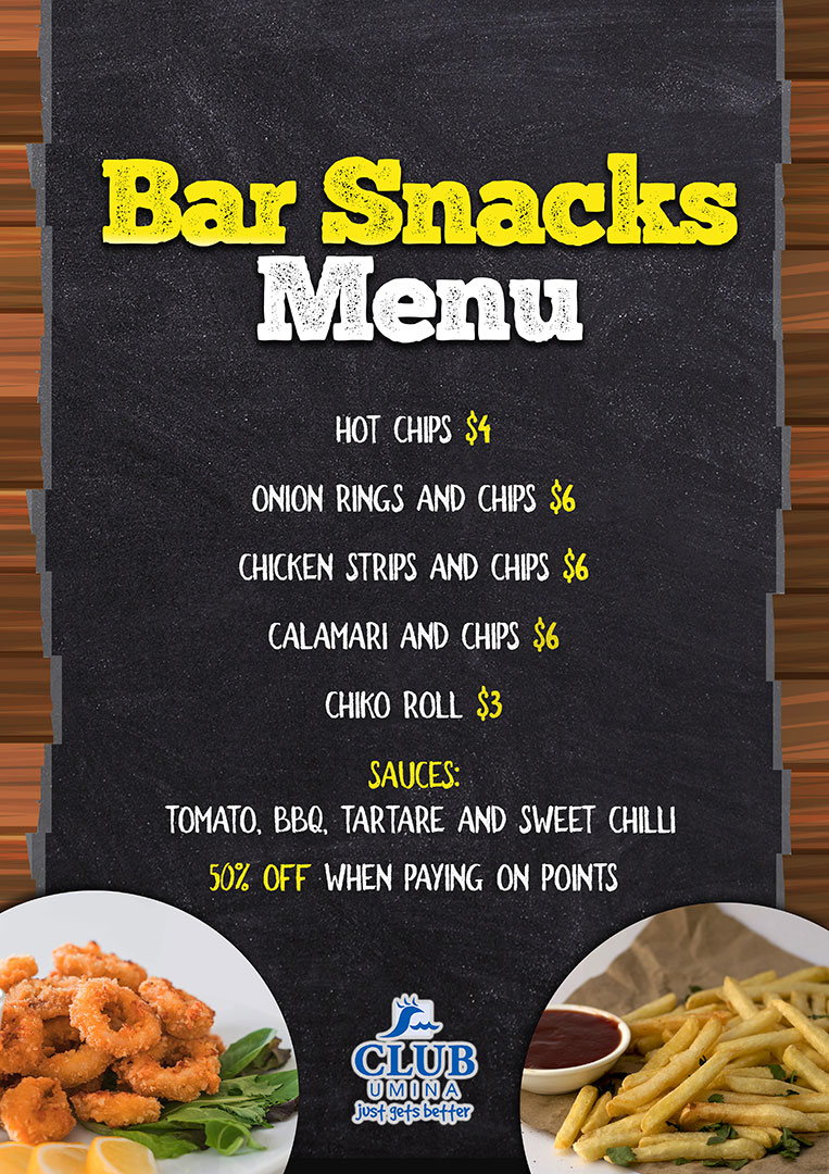 bar snacks